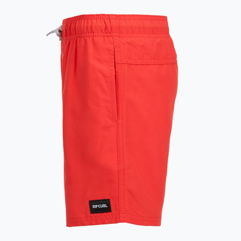 Детски плажни шорти Rip Curl Offset Volley red 9