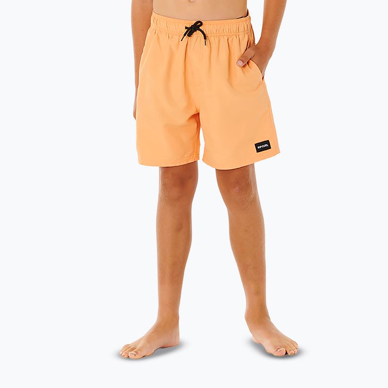 Детски плажни шорти Rip Curl Offset Volley mandarin set 13