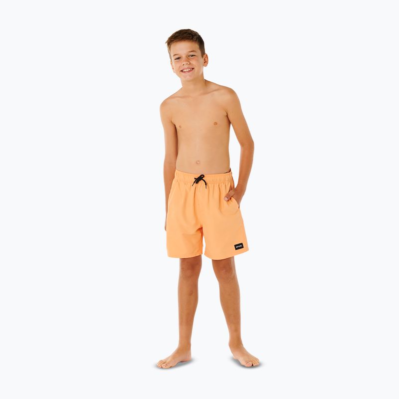 Детски плажни шорти Rip Curl Offset Volley mandarin set 2