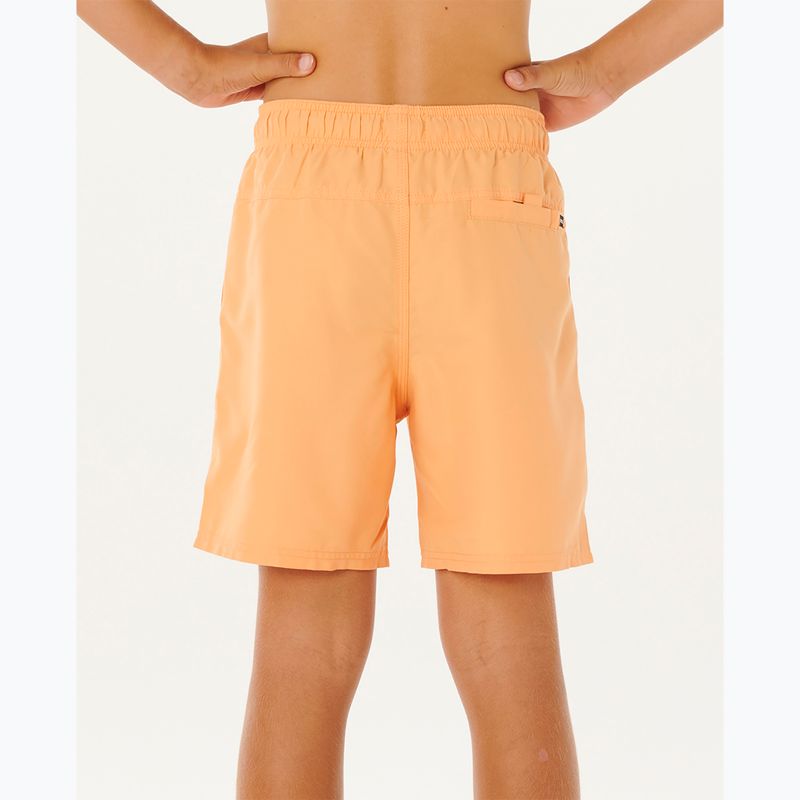 Детски плажни шорти Rip Curl Offset Volley mandarin set 3