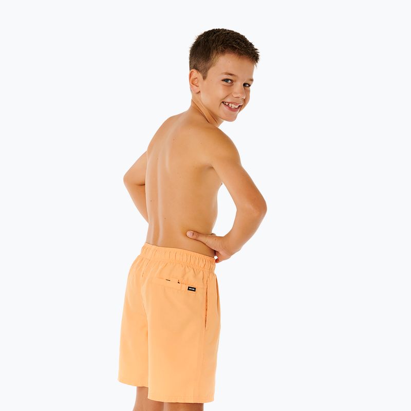 Детски плажни шорти Rip Curl Offset Volley mandarin set 5