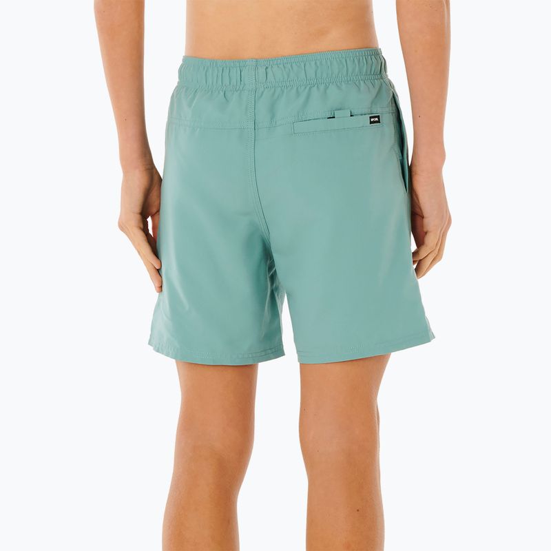 Детски плажни шорти Rip Curl Offset Volley blue lagoon 3