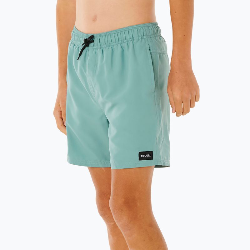 Детски плажни шорти Rip Curl Offset Volley blue lagoon 4