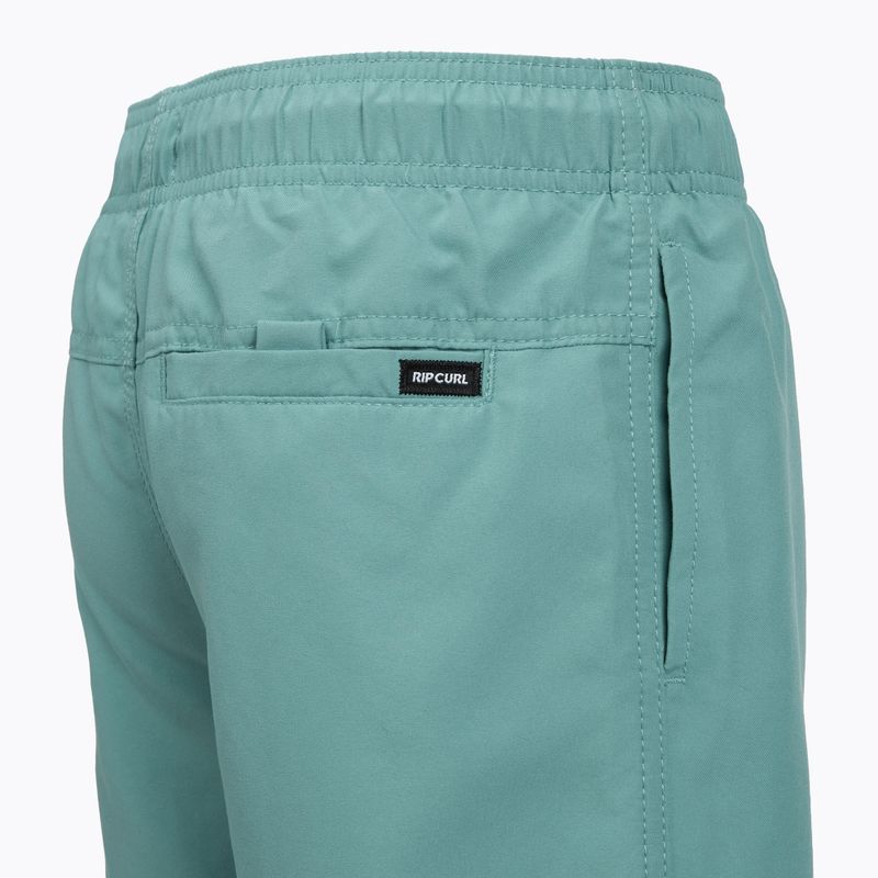Детски плажни шорти Rip Curl Offset Volley blue lagoon 10
