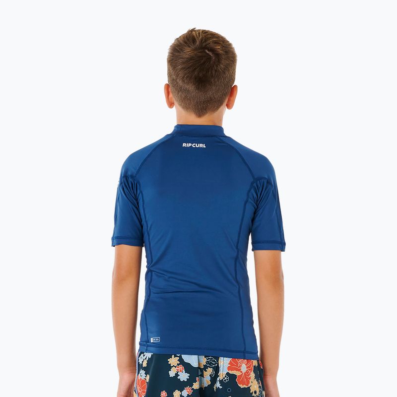 Детска тениска за плуване Rip Curl Waves Upf light navy 3