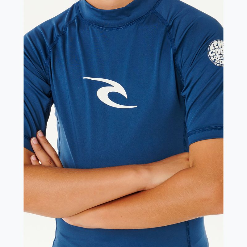 Детска тениска за плуване Rip Curl Waves Upf light navy 5