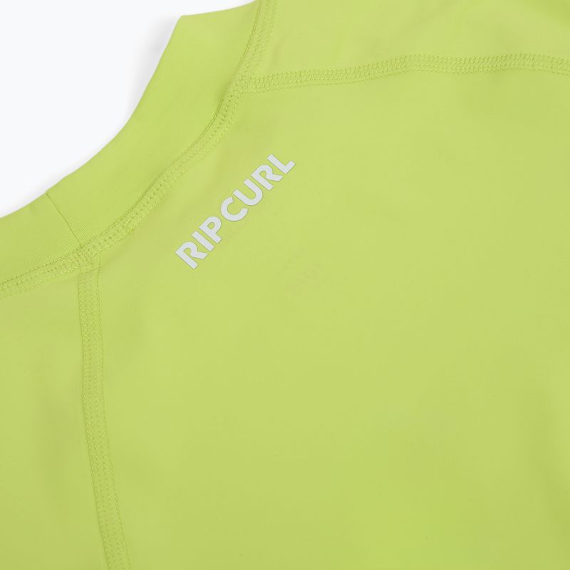 Детска тениска за плуване Rip Curl Waves Upf lime 4