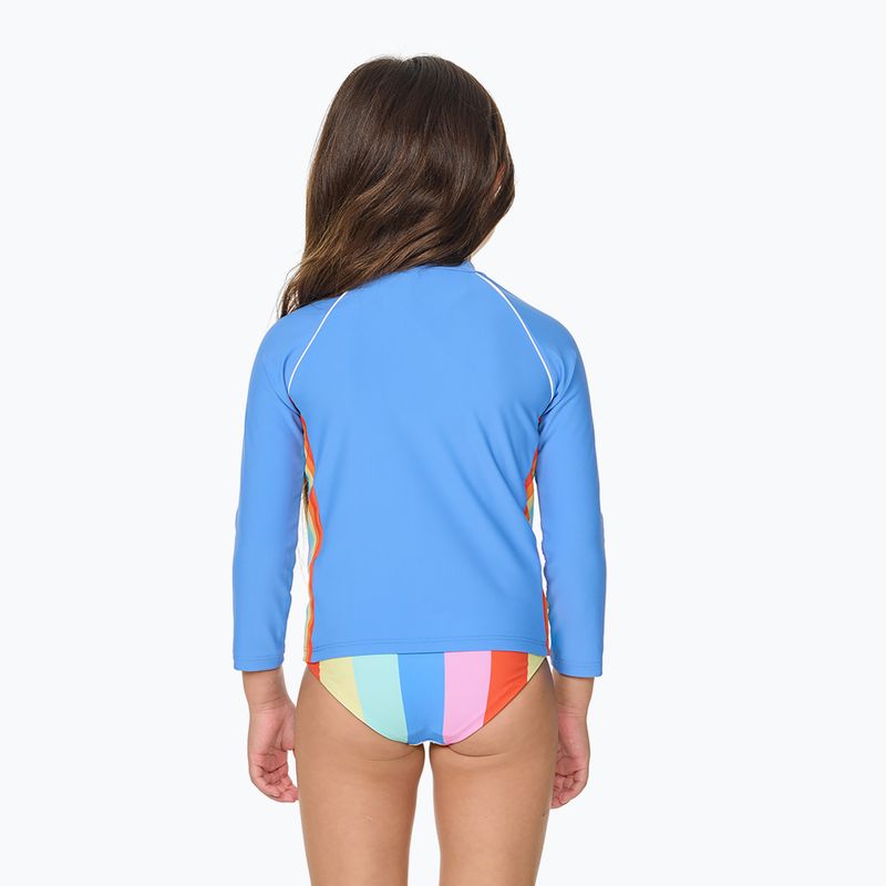 Детска тениска за плуване Rip Curl Sunshine Revival Rashie cornflower blue 8
