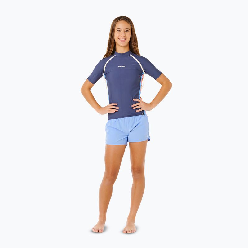 Детска тениска за плуване Rip Curl Surf Revival Rash Vest navy 2