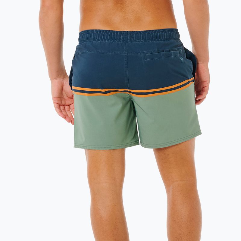 Мъжки плажни шорти Rip Curl Combine Volley moss 5