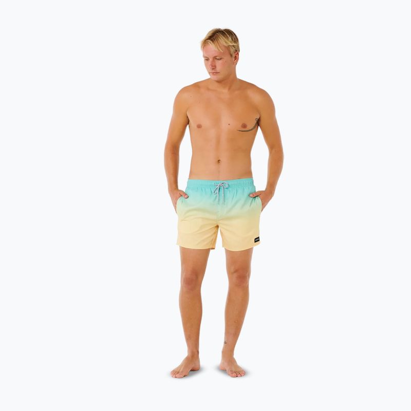 Мъжки плажни шорти Rip Curl Offset Fade Volley aqua 2