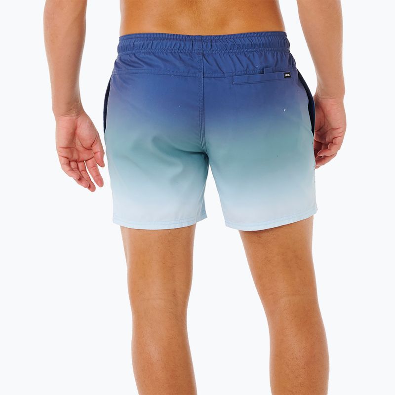 Мъжки плажни шорти Rip Curl Offset Fade Volley light navy 3