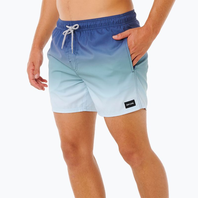 Мъжки плажни шорти Rip Curl Offset Fade Volley light navy 4