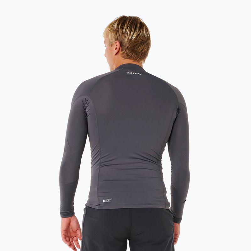 Мъжка блуза с дълъг ръкав за плуване Rip Curl Waves Upf Perf charcoal grey 3