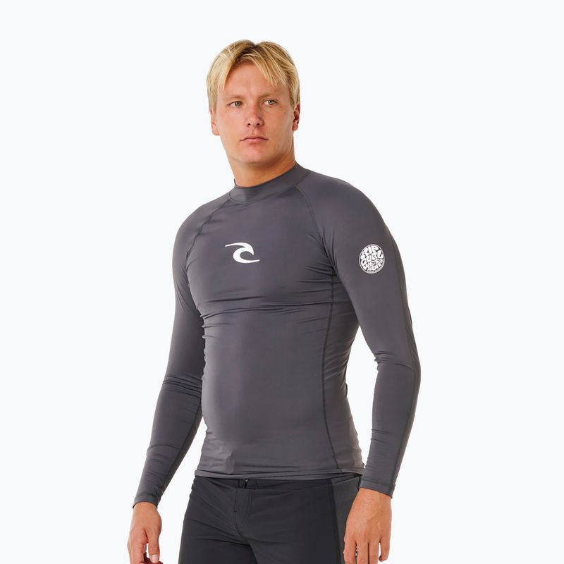 Мъжка блуза с дълъг ръкав за плуване Rip Curl Waves Upf Perf charcoal grey 4
