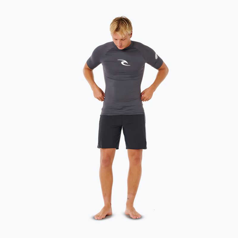 Мъжка тениска за плуване Rip Curl Waves Upf Perf charcoal grey 2