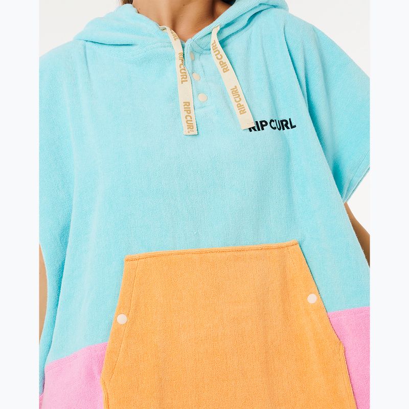 Дамско пончо Rip Curl Premium Surf Hooded Towel light sea blue 6