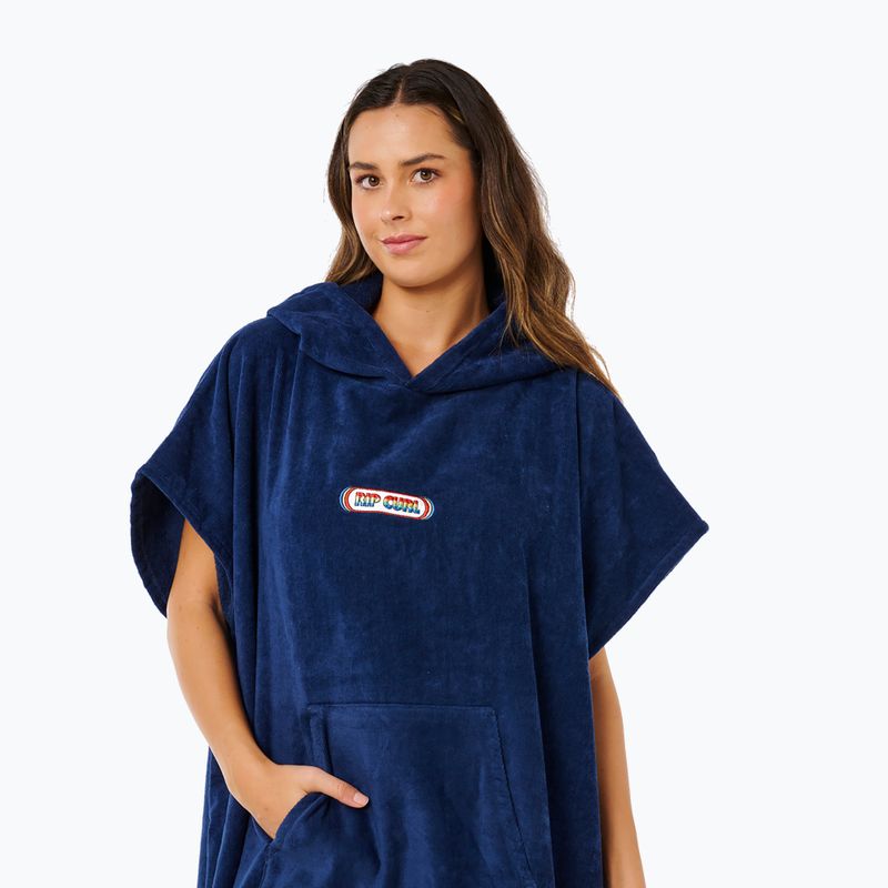 Дамско пончо Rip Curl Icon Hooded Towel dark navy 5