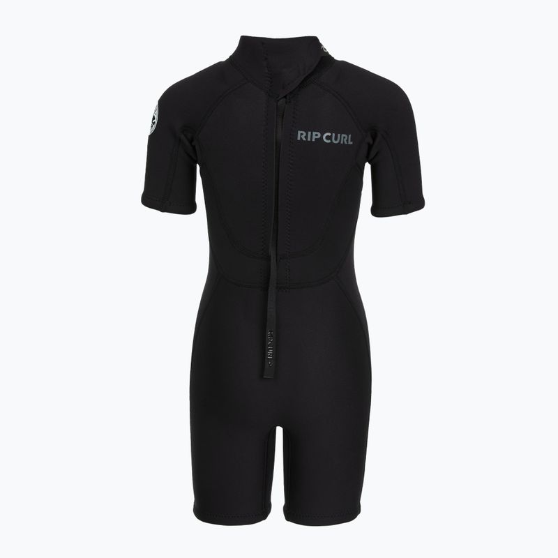 Детски неопренов костюм за плуване Rip Curl Groms Trad 2/2 mm Back Zip Springsuit black 3