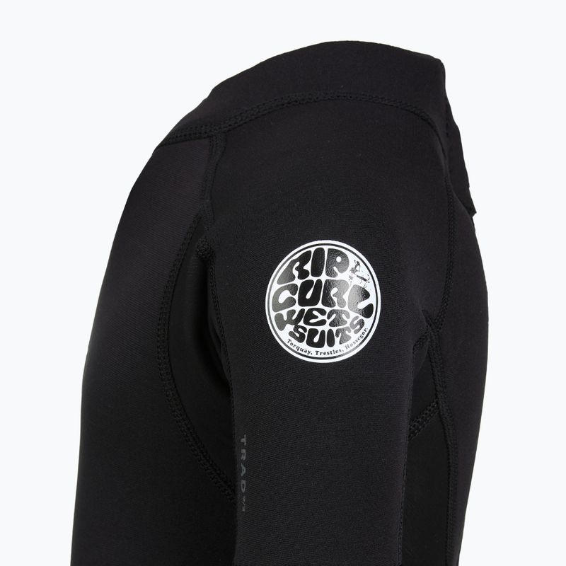 Детски неопренов костюм за плуване Rip Curl Groms Trad 2/2 mm Back Zip Springsuit black 4