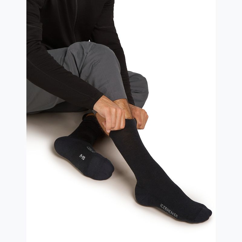Мъжки чорапи Icebreaker Merino Lifestyle Light Crew black 4