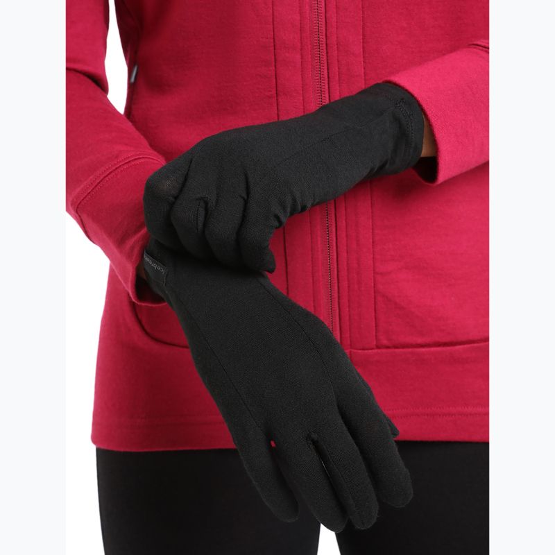 Ръкавици за трекинг Icebreaker 200 Oasis Glove Liners black 3