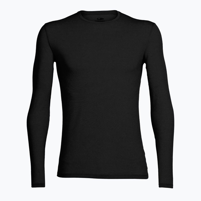 Дълъг ръкав термоактивен мъжки icebreaker Merino 150 Anatomica Crewe черен 7