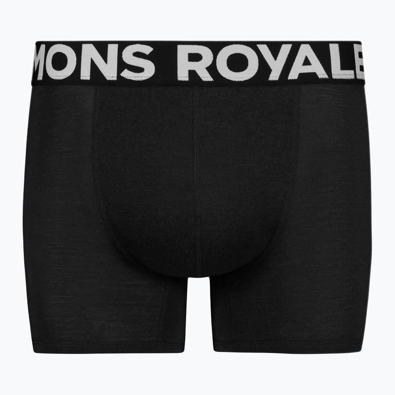 Мъжки термални боксерки Mons Royale Hold 'em Shorty Merino black