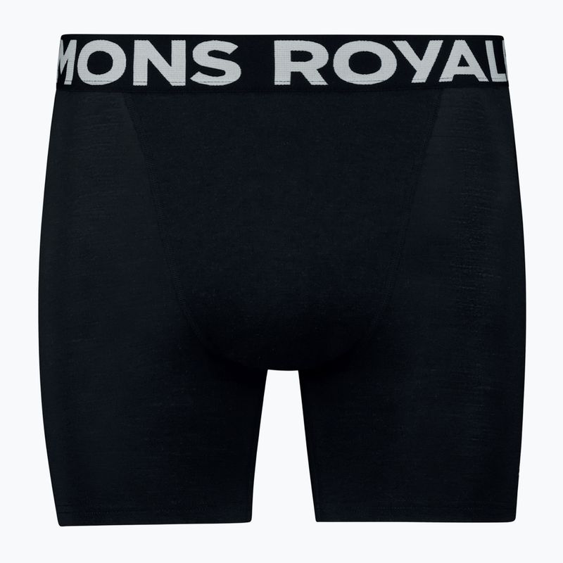 Мъжки термални боксерки Mons Royale Hold 'em Merino black