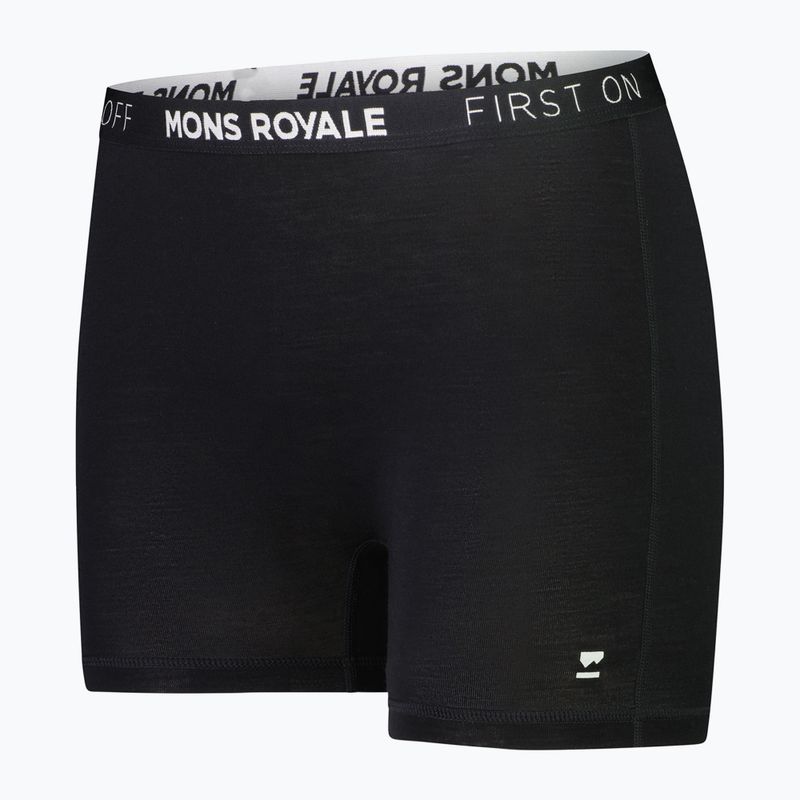 Дамски термални боксерки Mons Royale Hannah Merino Hot black 2