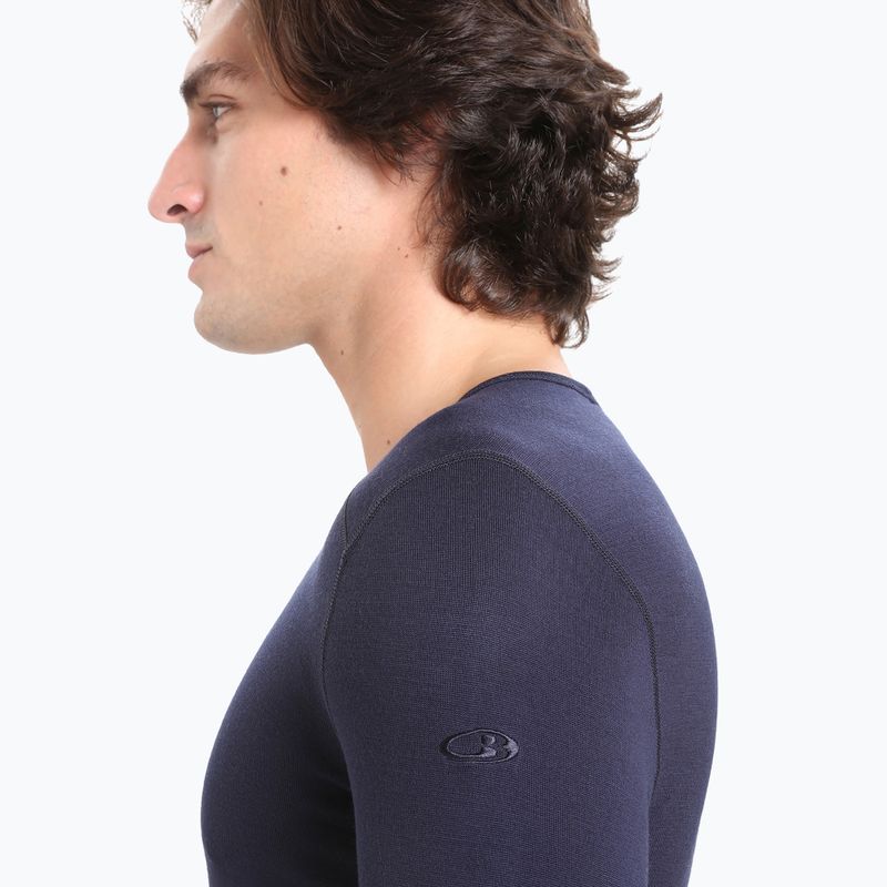 Мъжка термоактивна блуза icebreaker 260 Tech Crewe midnight navy 5