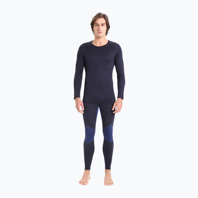 Мъжка термоактивна блуза icebreaker 260 Tech Crewe midnight navy 2
