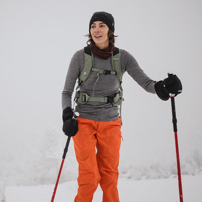Дамска термоактивна блуза icebreaker 200 Oasis Crewe gritstone heather 6