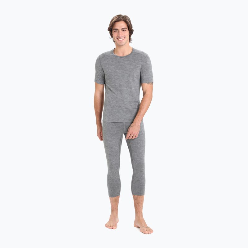 Мъжка термо тениска Icebreaker 200 Oasis Crewe gritstone heather 2