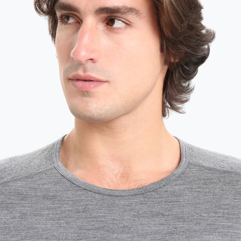 Мъжка термоактивна тениска Icebreaker 200 Oasis Crewe gritstone heather 4