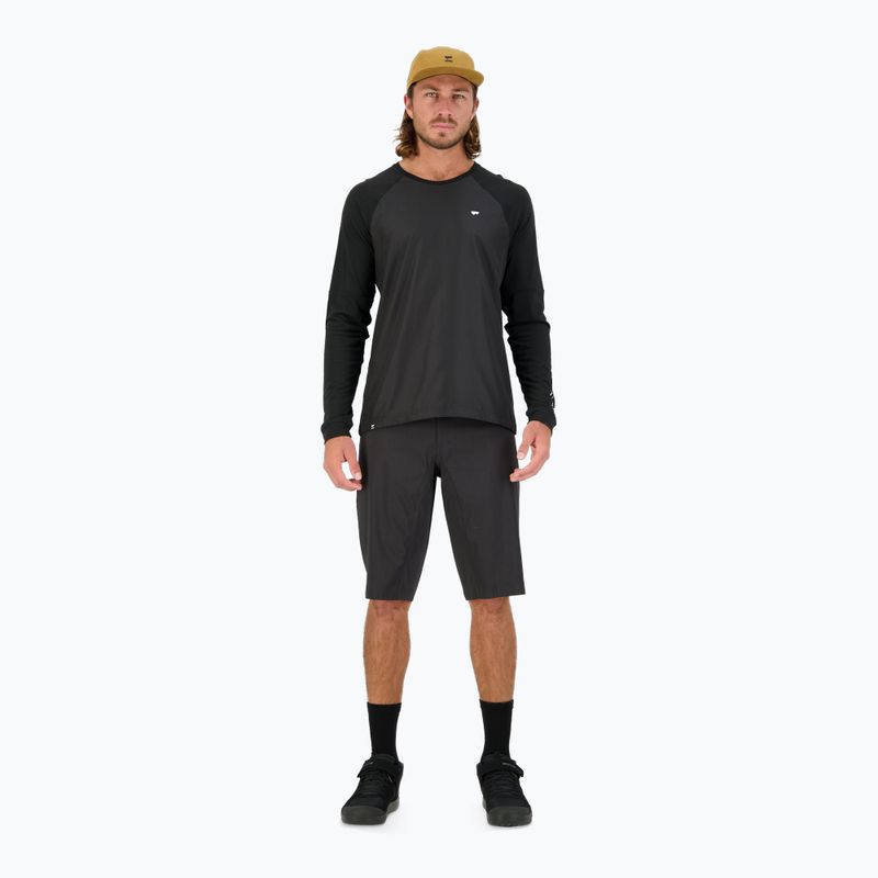 Мъжка колоездачна блуза с дълъг ръкав Mons Royale Tarn Merino Shift Wind Jersey black 2