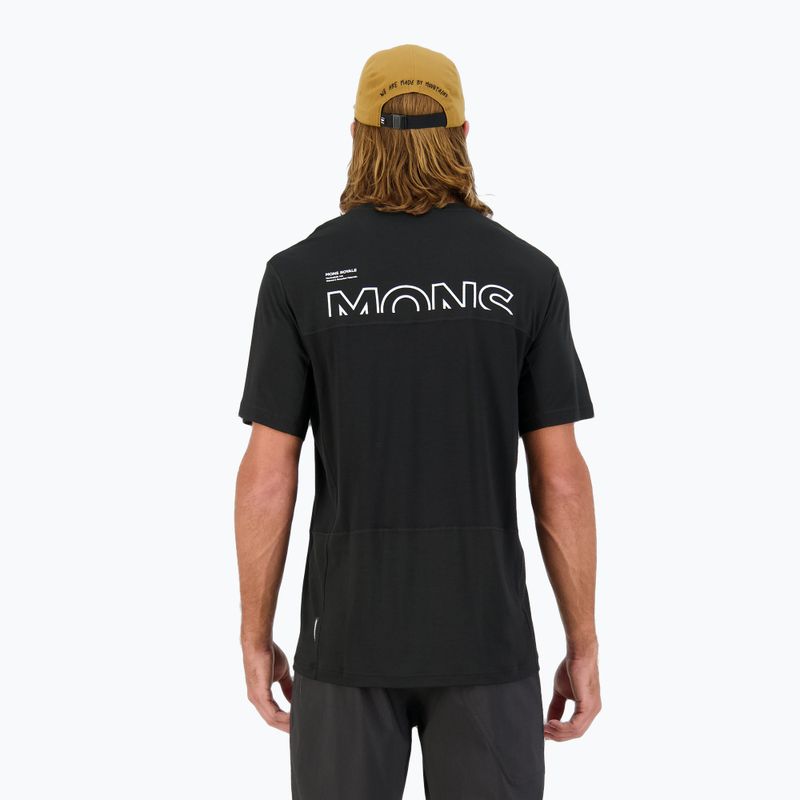 Мъжка тениска за колоездене Mons Royale Tarn Merino black 3