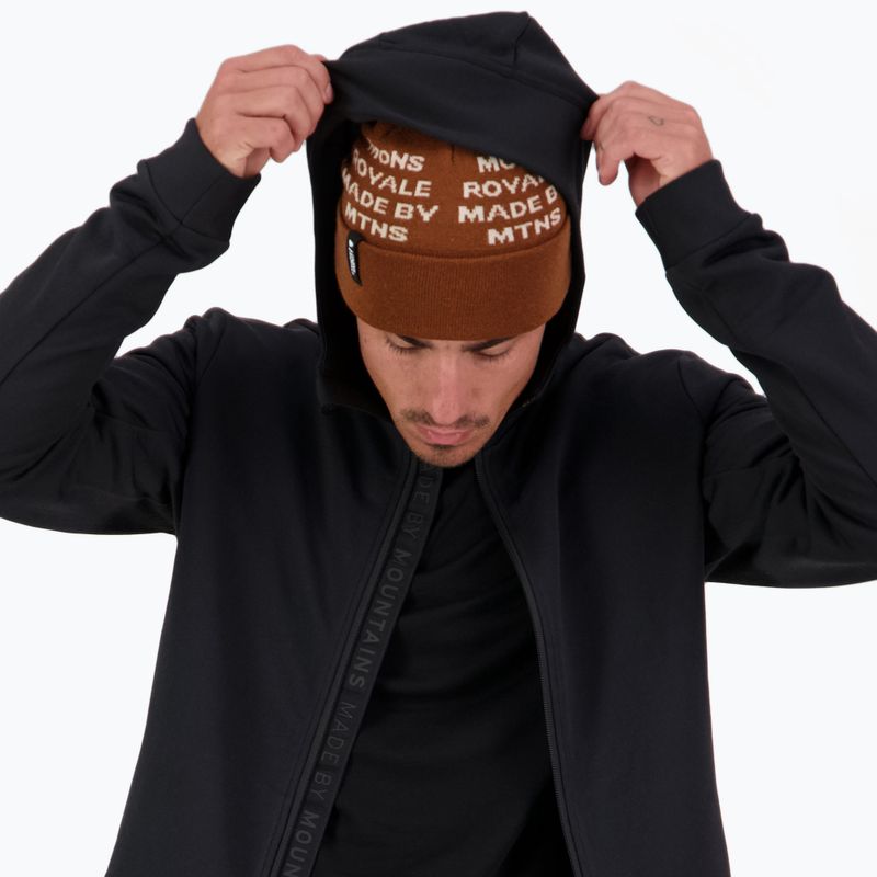 Мъжки суитшърт Mons Royale Arcadia Merino Fleece Hoody black 3
