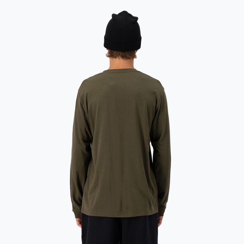 Мъжка термоактивна блуза Mons Royale Icon dark olive 3