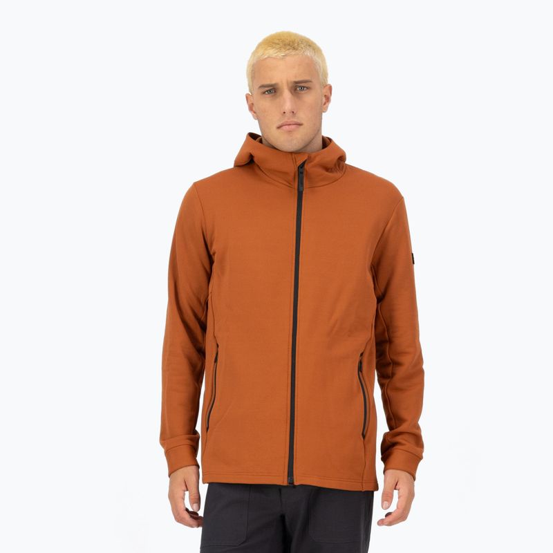 Мъжки суитшърт Mons Royale Arcadia Merino Fleece Hoody ginger