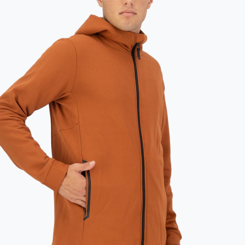 Мъжки суитшърт Mons Royale Arcadia Merino Fleece Hoody ginger 5