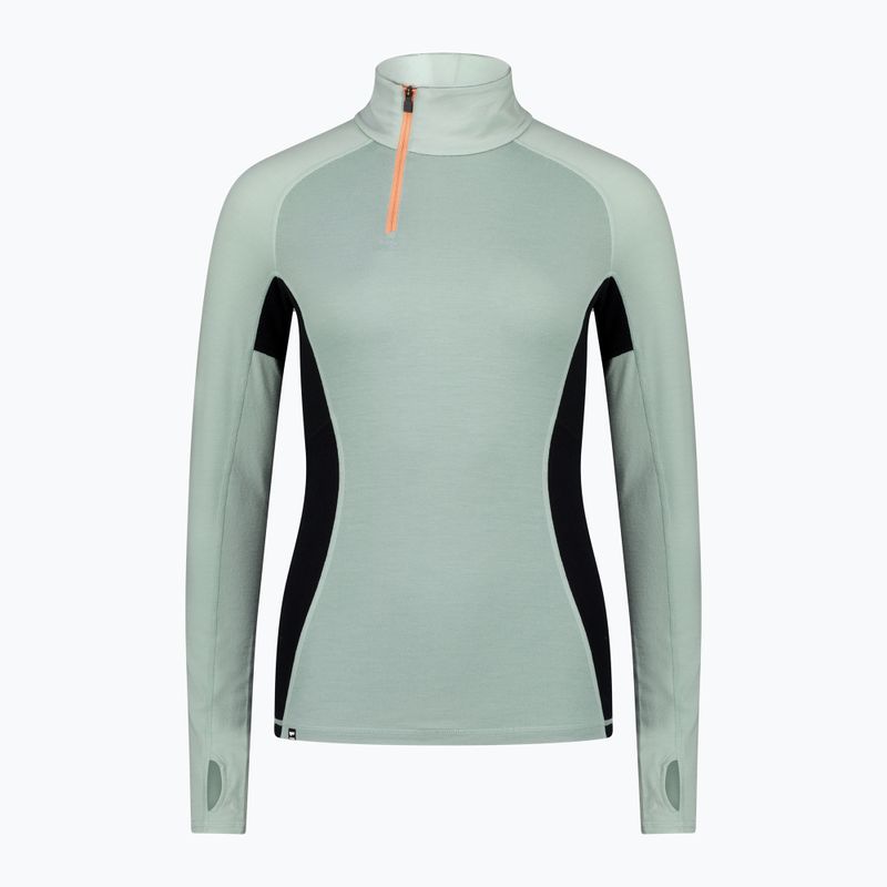 Мъжка термоблуза с дълъг ръкав Mons Royale Olympus Merino Base Layer 1/2 Zip dew/ black 5