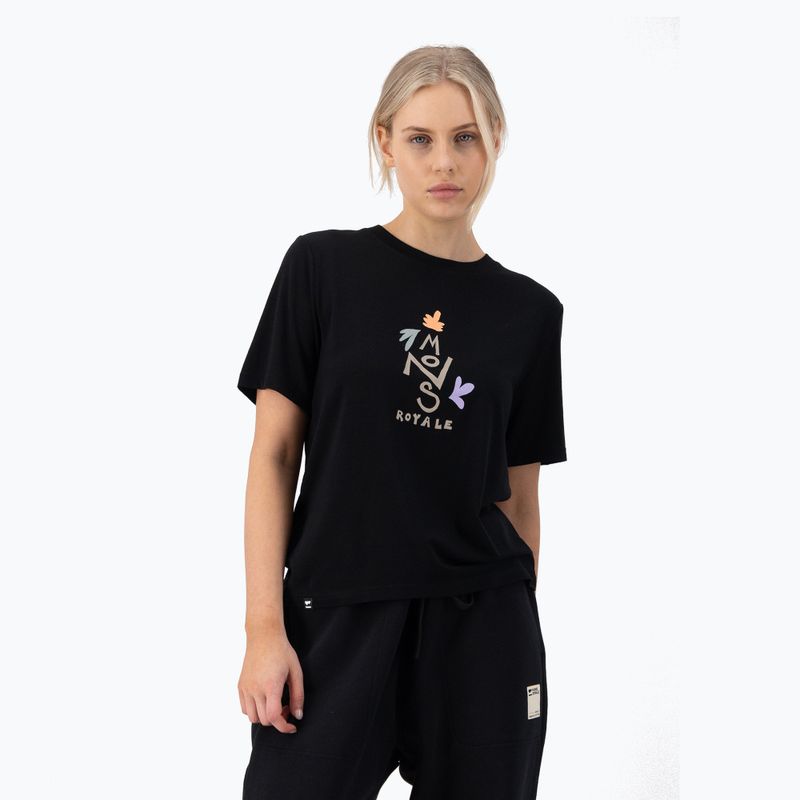 Дамска тениска Mons Royale Icon Relaxed Tee black