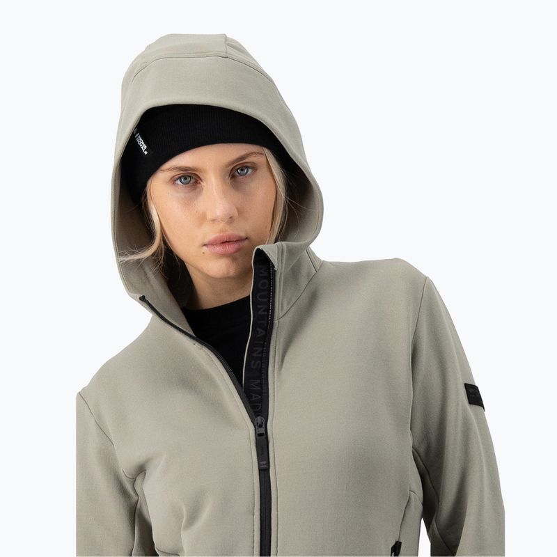 Дамски суитшърт Mons Royale Arcadia Merino Fleece Hoody dried sage 4