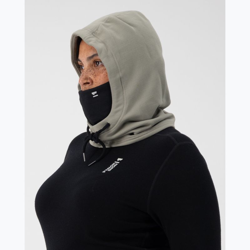 Шапка-маска Mons Royale Decade Merino Fleece Hood dried sage 4