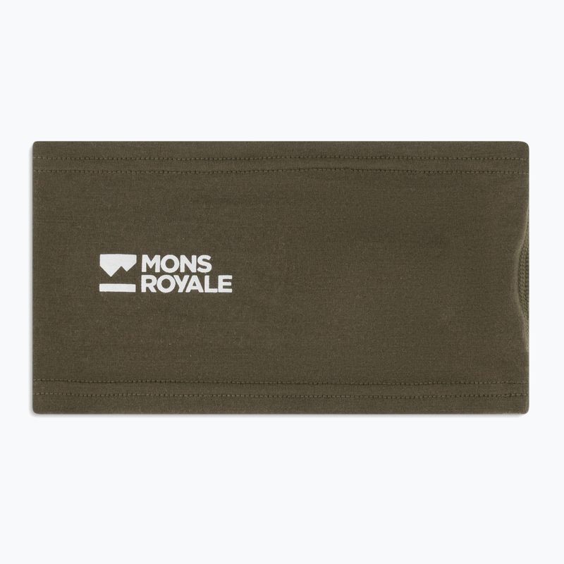 Лента за глава Mons Royale Haines Merino dark olive