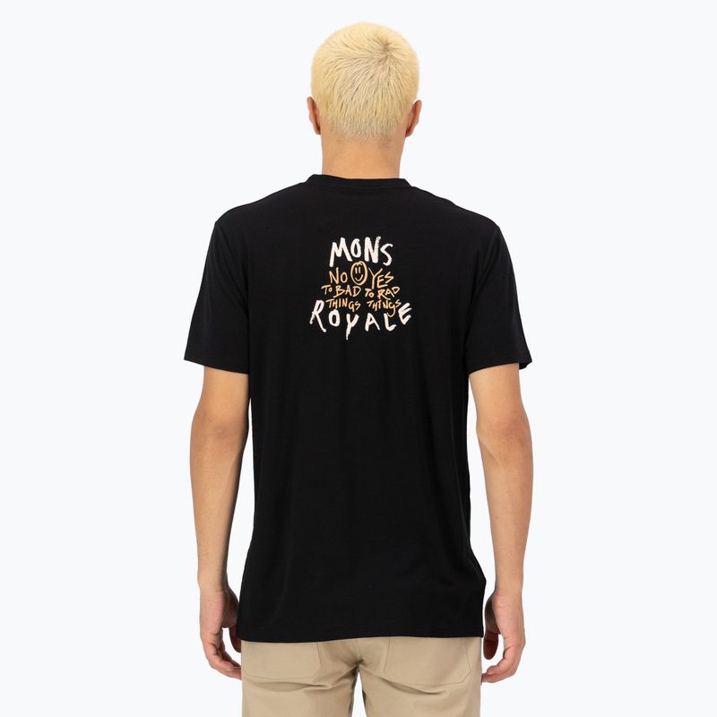 Мъжка тениска Mons Royale Icon черна 2