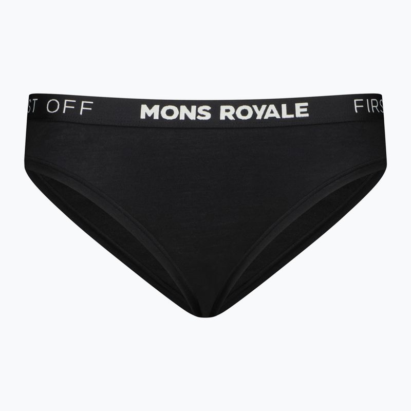 Дамски термални слипове Mons Royale Folo Merino Briefs black