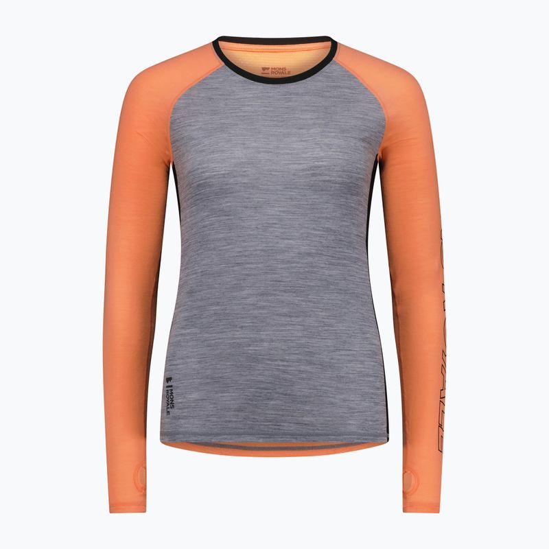 Дамска термоактивна блуза Mons Royale Bella Tech grey heather/punch 3