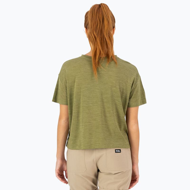 Дамска термо тениска Mons Royale Zephyr Tencel Boxy fern 2